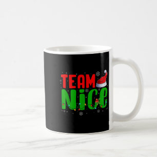 Mug Équipe mignonne méchante chapeau de Père Noël drôl