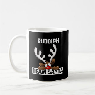 Mug Équipe Rudolph Père Noël Reindeer Coût de Noël par