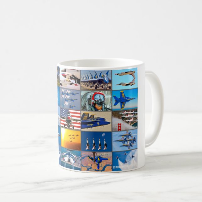 MUG ÉQUIPES AMÉRICAINES DE DÉMONSTRATION AÉRIENNE "MON (Devant droit)