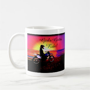 Mug Équitation de l'adolescence de motocross de