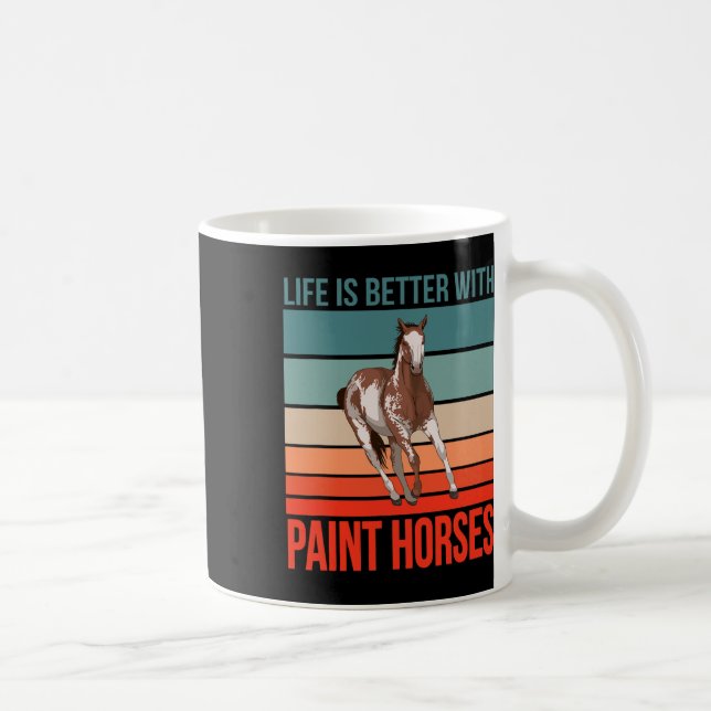 Mug Équitation Équitation Cheval Équitation Vie Est Mi (Droite)