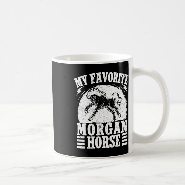 Mug Équitation équitation Favori Morgan Horse Rider (Droite)