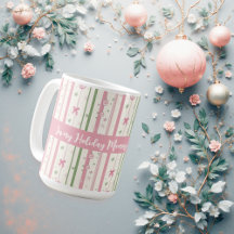 Ère des Fêtes Coquette Rose Personnalisée