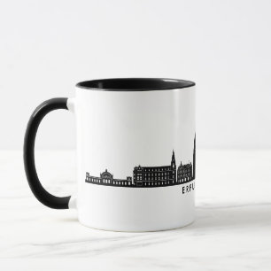 Mug ERFURT Thuringe Allemagne City Skyline Silhouette