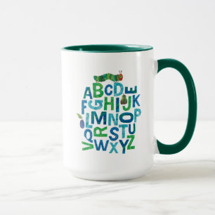 Mug Eric Carle Alphabet Motif de lettres Caterpillar