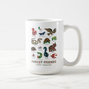 Mug Eric Carle   Les amis de la forêt heureux ensemble