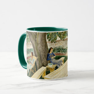 Mug Eric Ravilious - Deux femmes dans un jardin,