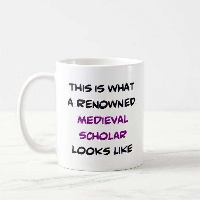 Mug érudit médiéval, renommé (Gauche)