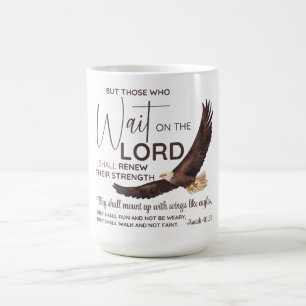 Mug Ésaïe 40:31 Ceux qui attendent sur le Seigneur Écr
