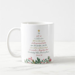 Mug Ésaïe 9:6 Pour nous un enfant est né Noël