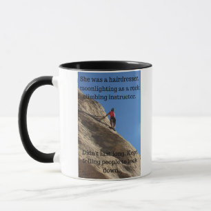 Mug Escalade drôle de roche