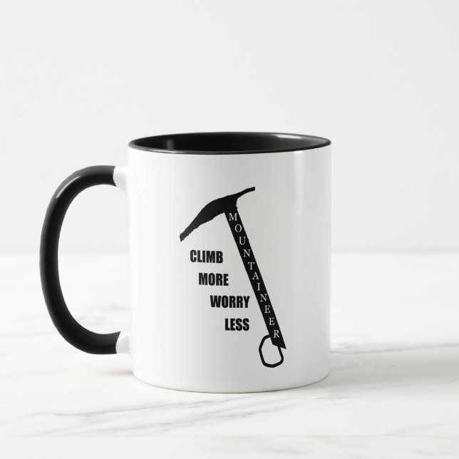 Mug Escalade rocheuse motivationnelle escalade dire (Gauche)