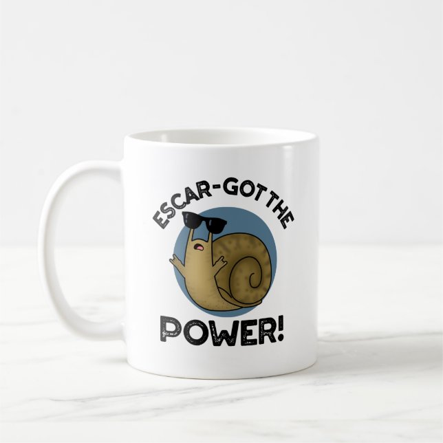 Mug Escar A Obtenu Le Puissant Fantaisie Snail Pun (Gauche)