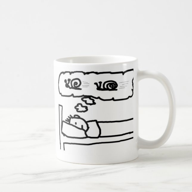 Mug escargot dans vos rêves (Droite)
