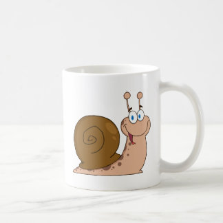 Mug Escargot heureux de bande dessinée