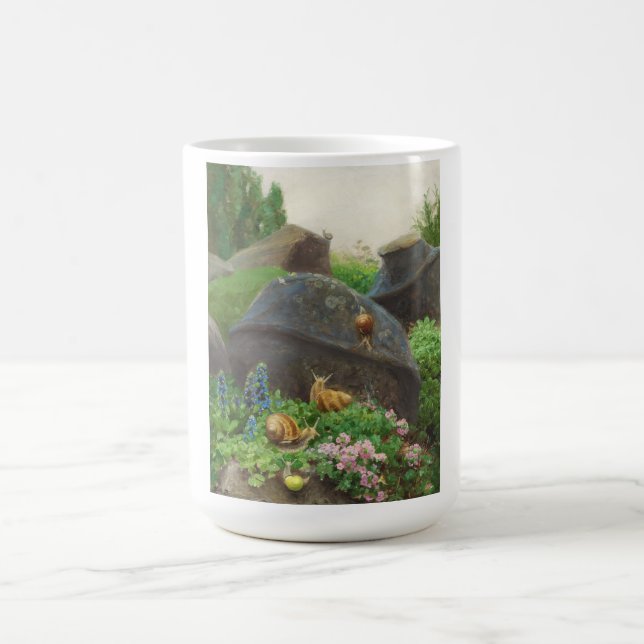 Mug Escargots dans un jardin de rochers (par H.A. Bren (Centre)