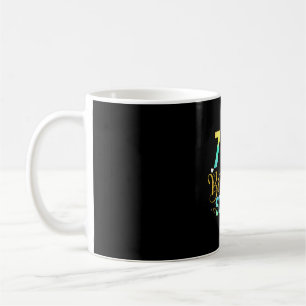 Mug escouade d'anniversaire 75 teinture tie-dye 75 ans