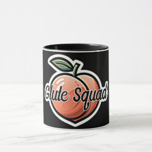 Mug Escouade Fessiers Entraînement Fitness Peach