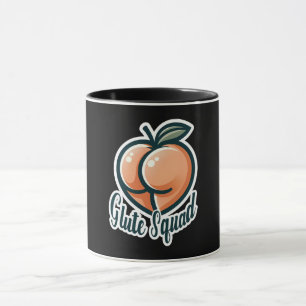 Mug Escouade Fessiers Fessier Peche Fessiers Gym Fitne