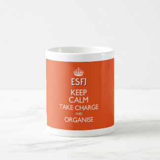 Mug ESFJ "gardent le calme, prennent la charge et