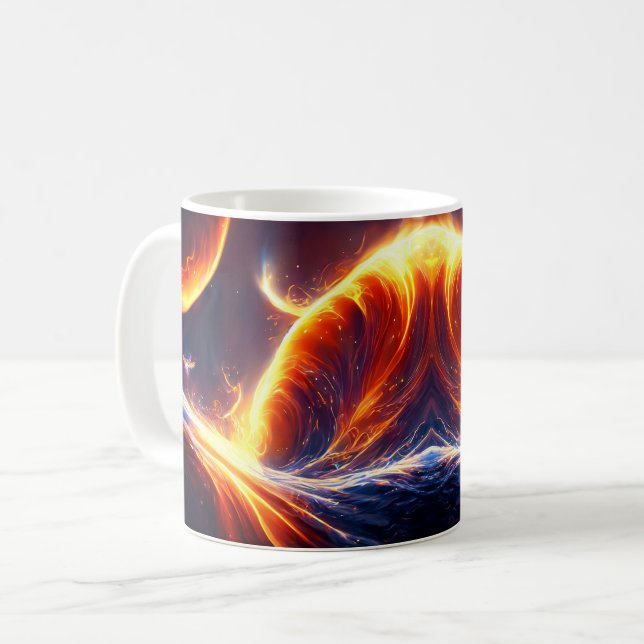 Mug Espace d'eau de feu (Devant gauche)