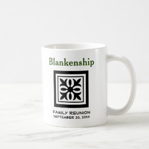 Mug Espace réservé C de la table de réunion de fami