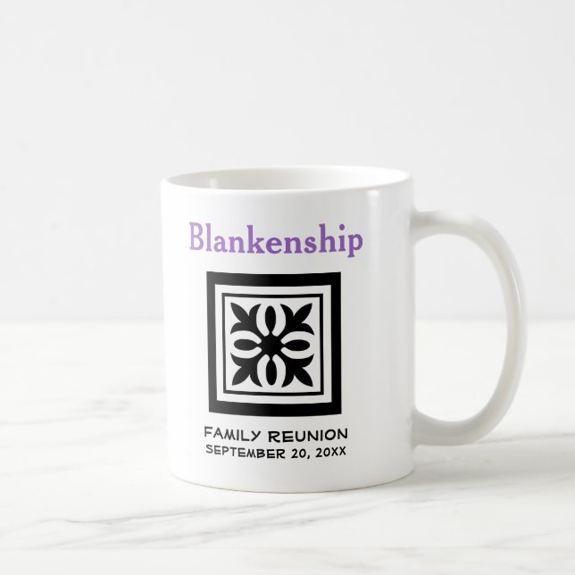 Mug Espace réservé de la table de réunion de famille d (Droite)