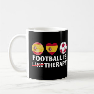 Mug Espagne Le football est comme la thérapie