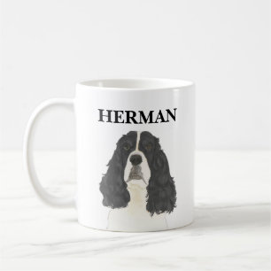 Mug Espagnol Springer anglais noir et blanc