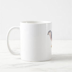 Mug Espèce d'oiseaux de cooper aquarelle art animal