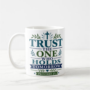 Mug Espérer en Celui qui détient Demain Espoir Scriptu