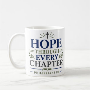 Mug Espoir à travers chaque chapitre Encouragement chr