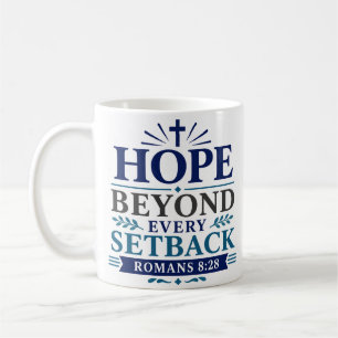 Mug Espoir au-delà de chaque revers Foi chrétienne