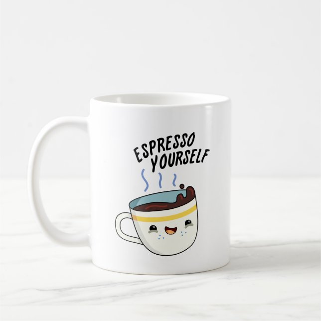 Mug Espresso Yourself amusant jeu de café (Gauche)