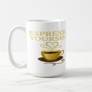 Mug Espresso Yourself - Golden Coffee Cup Edition
