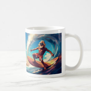 Mug Esprit de surf intemporel : Senior Wave Rider