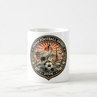 Mug Esprit Football Japon Crane et Mont Fuji