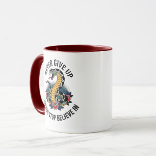 Mug Esprit sans peur : Serpent gras et oeuvre d'art Ro