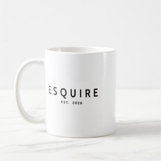 Mug Esquire Ét. 2026, Avocat Juriste Diplômé de la Fac