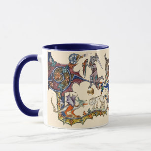 Mug ESSENCE DE GUERRE BESTIAIRE MÉDIÉVALE vs Chevalier