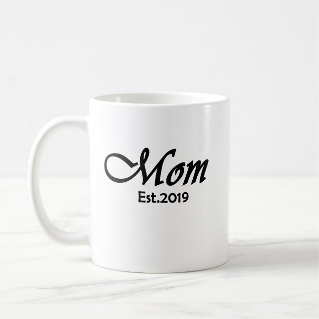 Mug Est 2019 de maman de jour de mères (Gauche)