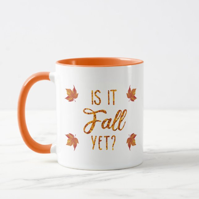 Mug Est-Ce Que Ça Tombe Encore ? L'automne drôle (Gauche)