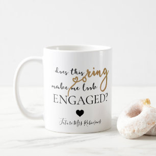 Mug Est-Ce Que Cette Bague Me Fait Sembler Engagé Futu