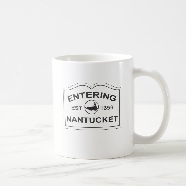 Mug Est entrant de Nantucket. 1659 signez dedans le (Droite)