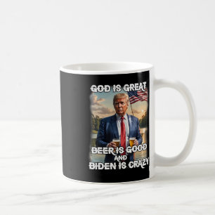 Mug Est Grande Bière Est Bonne Et Biden Est Fou Drôle