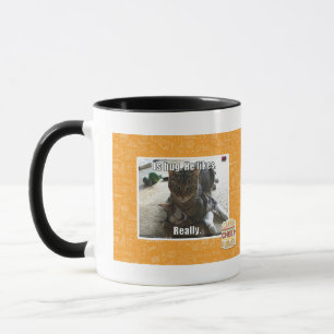 Mug Est l'étreinte. Il aime