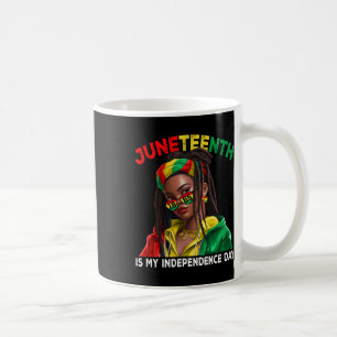 Mug Est Ma Fête de l'Indépendance Filles Noires Femmes