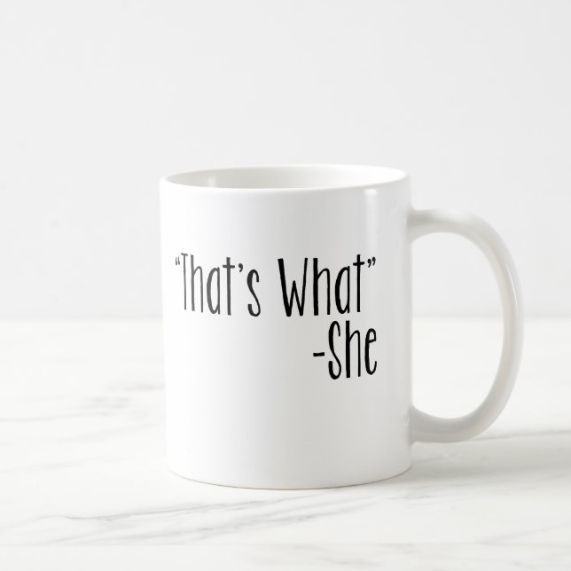 Mug "Est qui ce qui" - elle (Droite)