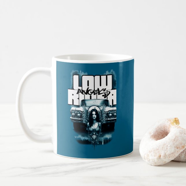 Mug Estampa Carro - Low Rider Angels - Caneca (Avec donut)
