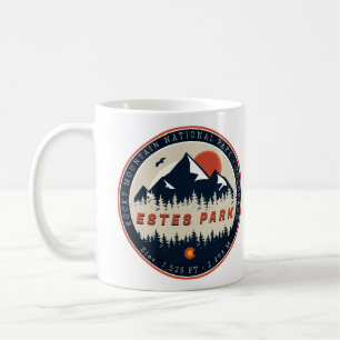Mug Estes Park Colorado Ski Mountain Vintage 80s